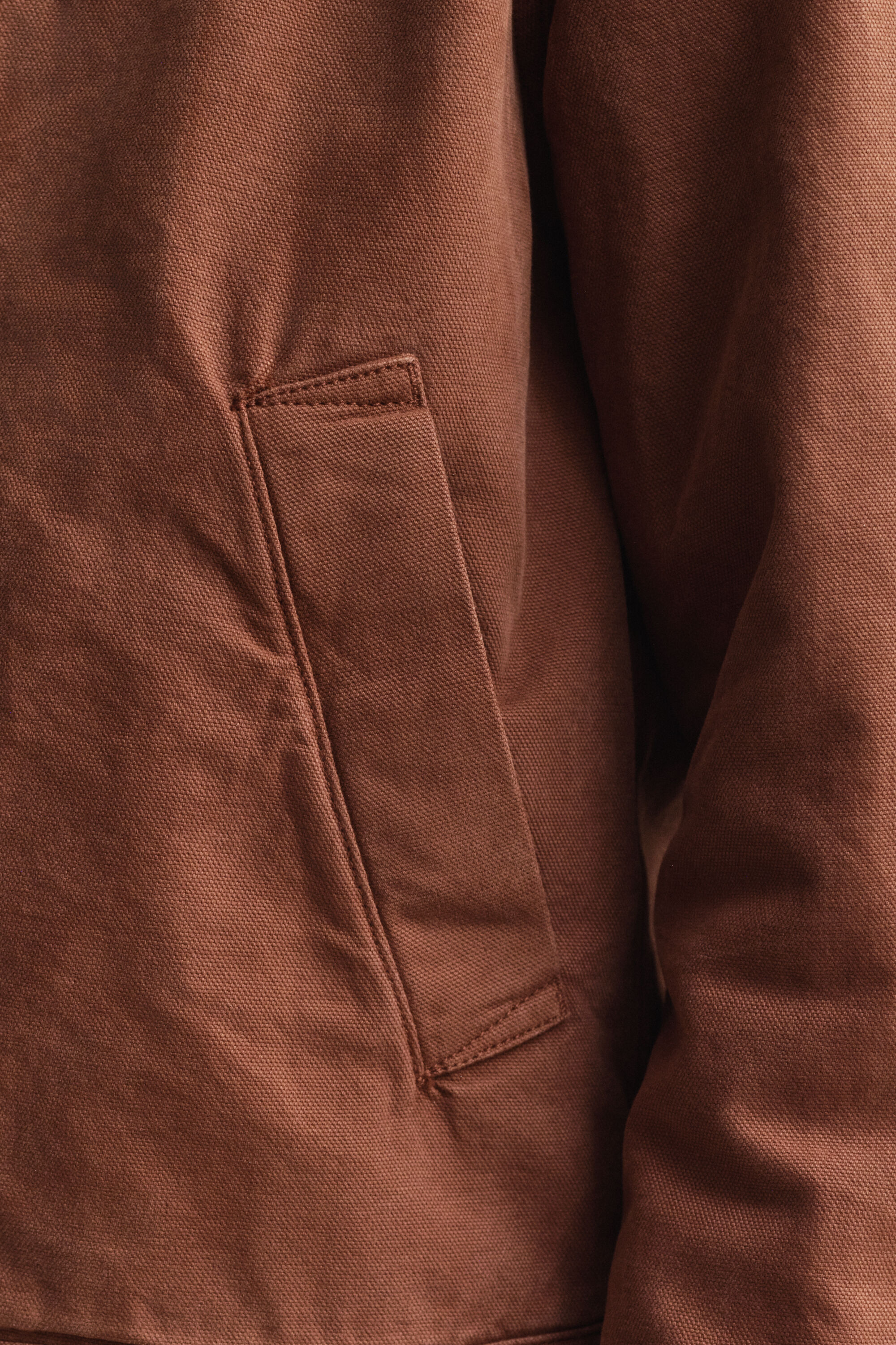 Jacke aus Baumwollcanvas