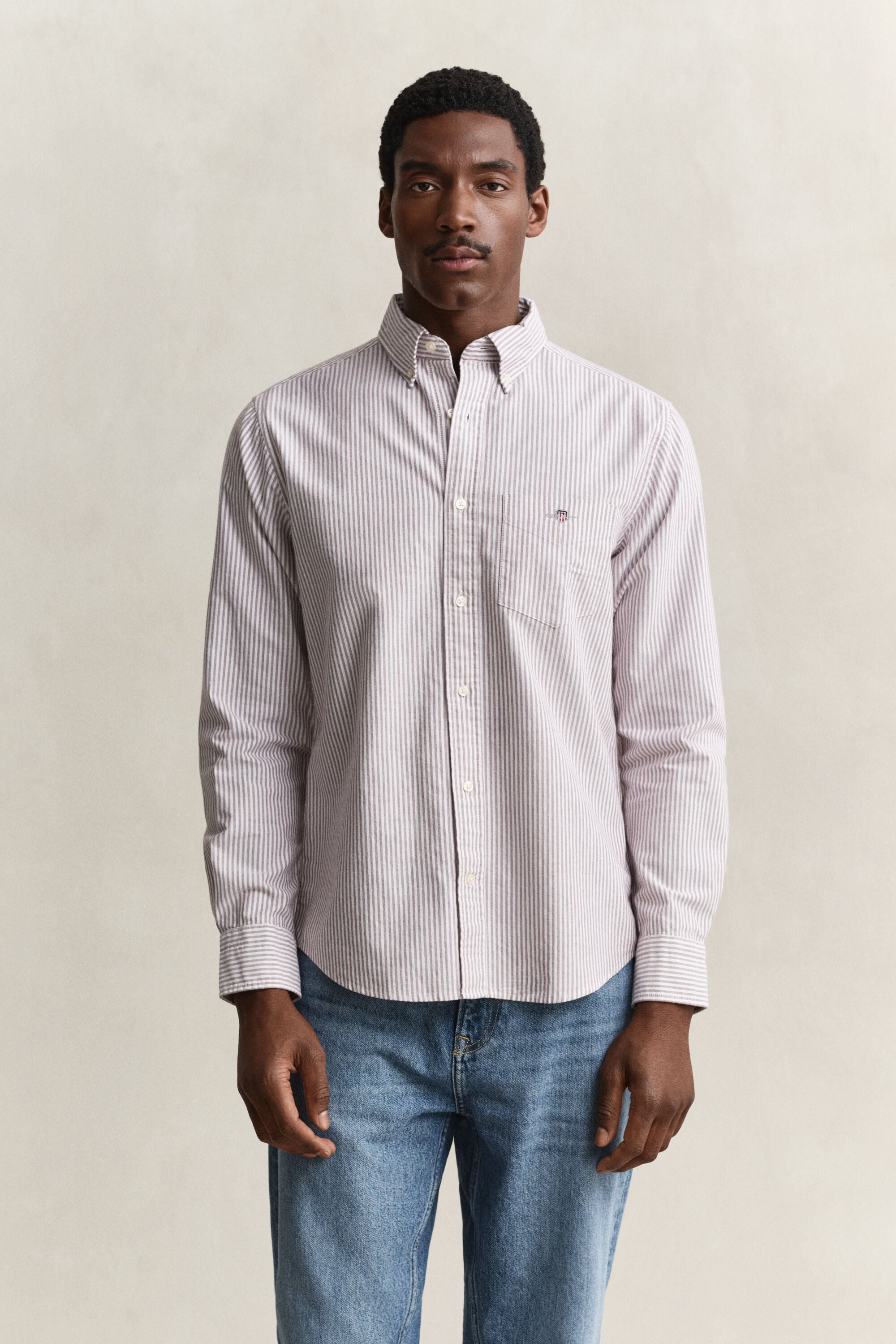Banker Stripe Classic Oxford-Hemd