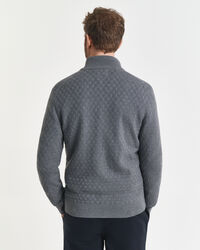 Strickjacke mit Mikrostruktur