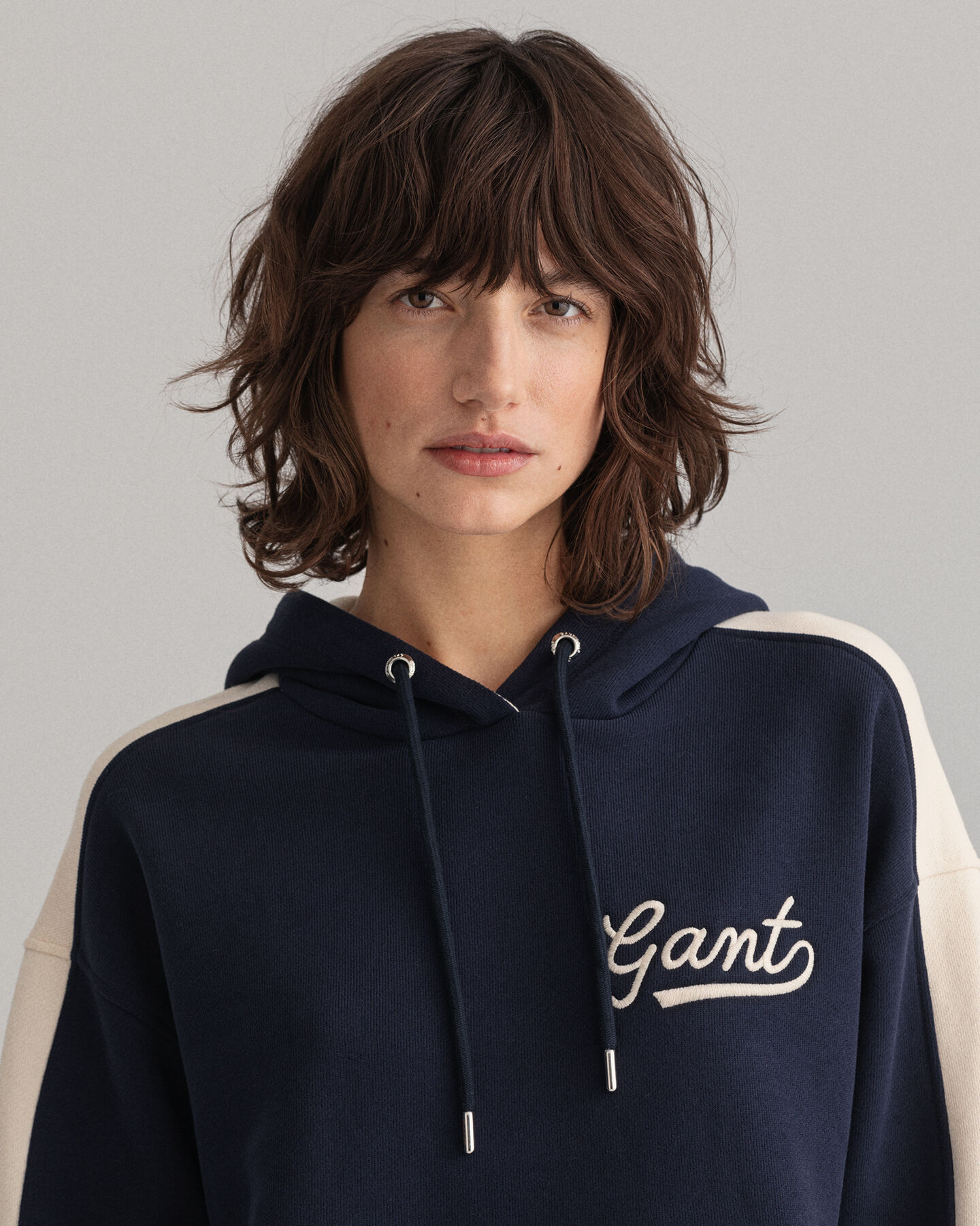 Hoodie im Blockfarbendesign