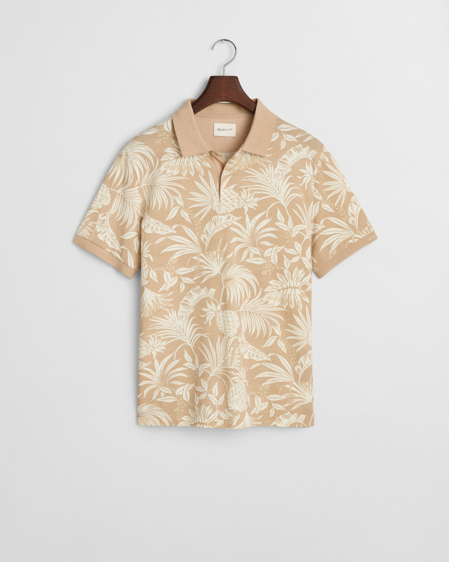 Tropical Print Poloshirt