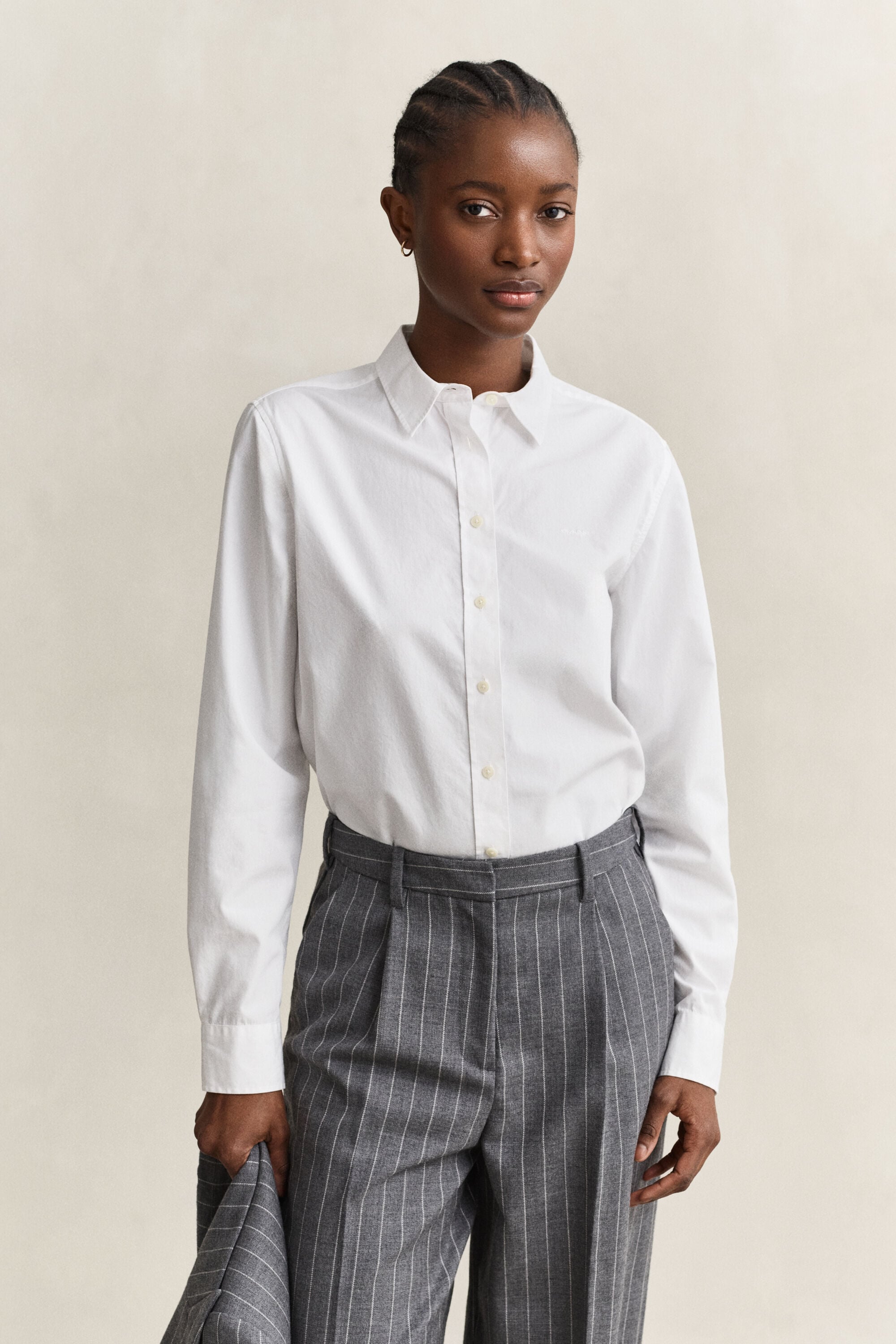 Classic Regular Fit Popeline Bluse