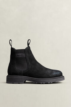 Blisdor Chelsea Boot aus Veloursleder — BLACK 5