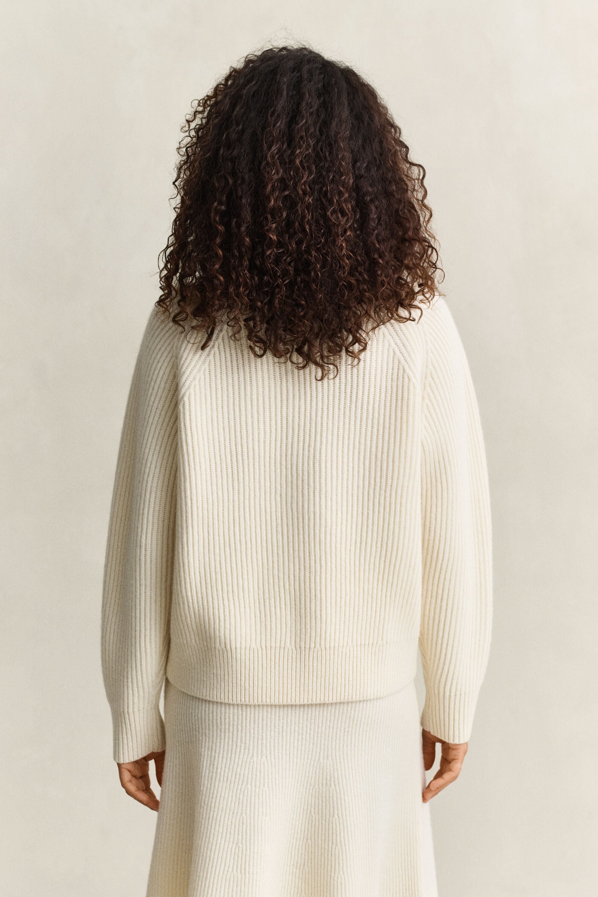 Pullover aus Lambswool mit Knopfleiste
