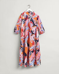 Seidenkleid mit Paisley-Muster