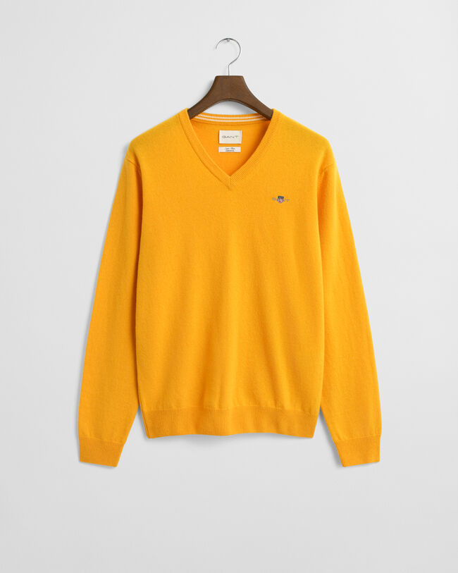 Superfine Lambswool V-Neck Pullover