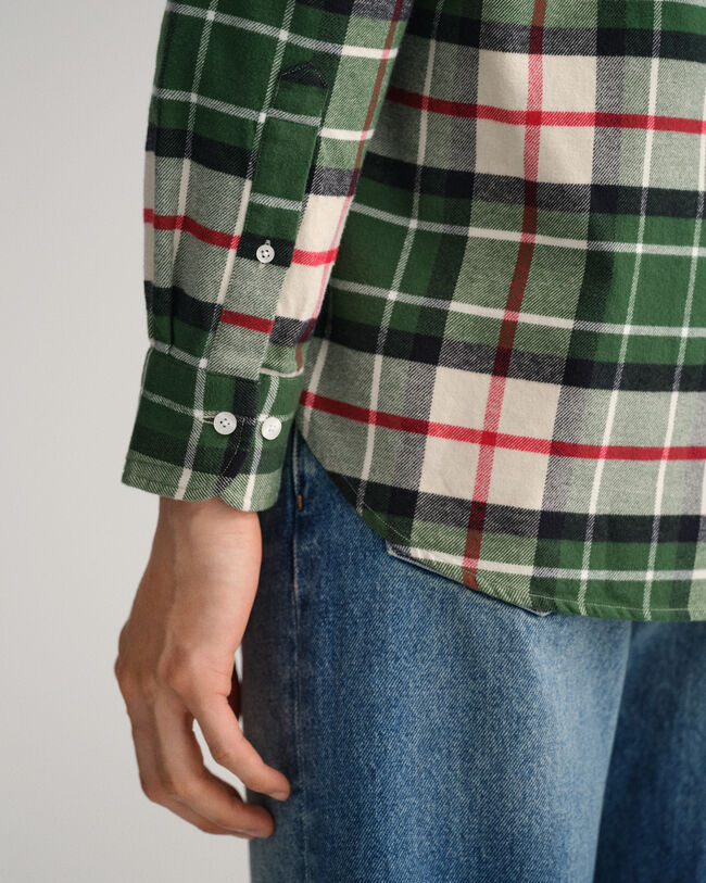 Regular Fit Flanellhemd mit Tartan-Muster