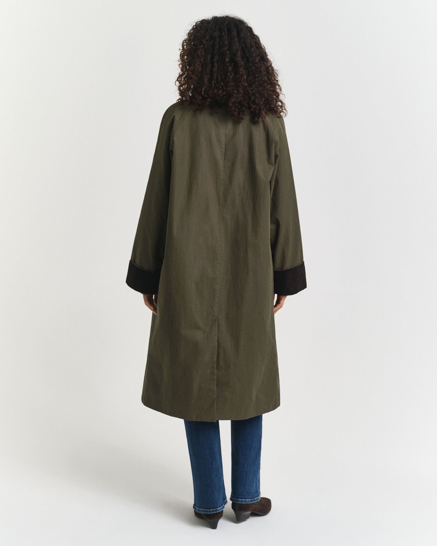 Waxed Cotton Kurzmantel