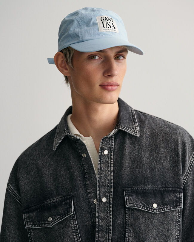 Oversized Hemd aus gewaschenem Denim