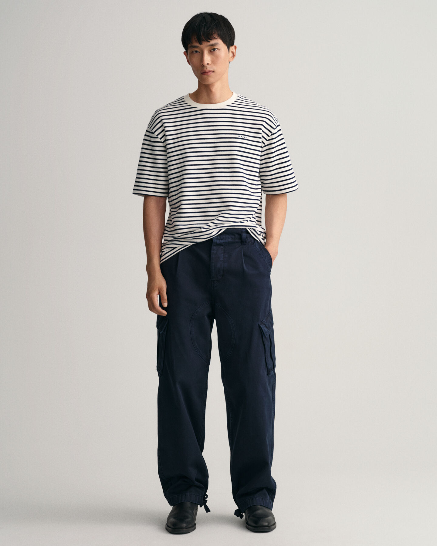 Gestreiftes Heavy T-Shirt