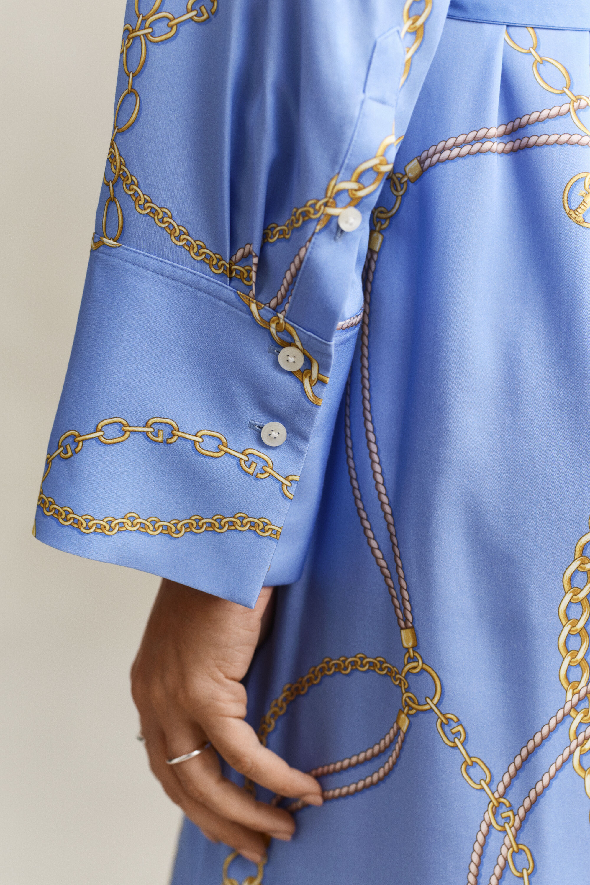 Hemdblusenkleid mit Gürtel