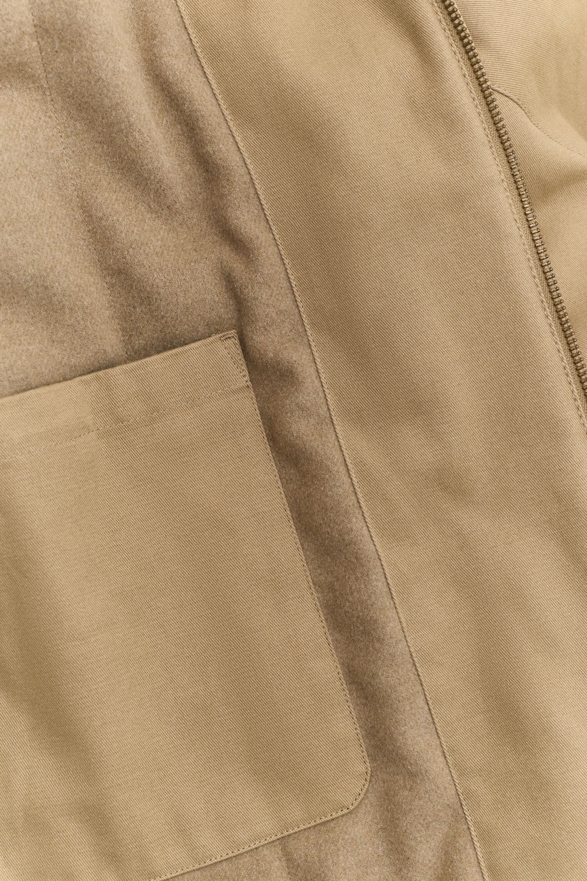 Harrington Jacke aus Moleskin