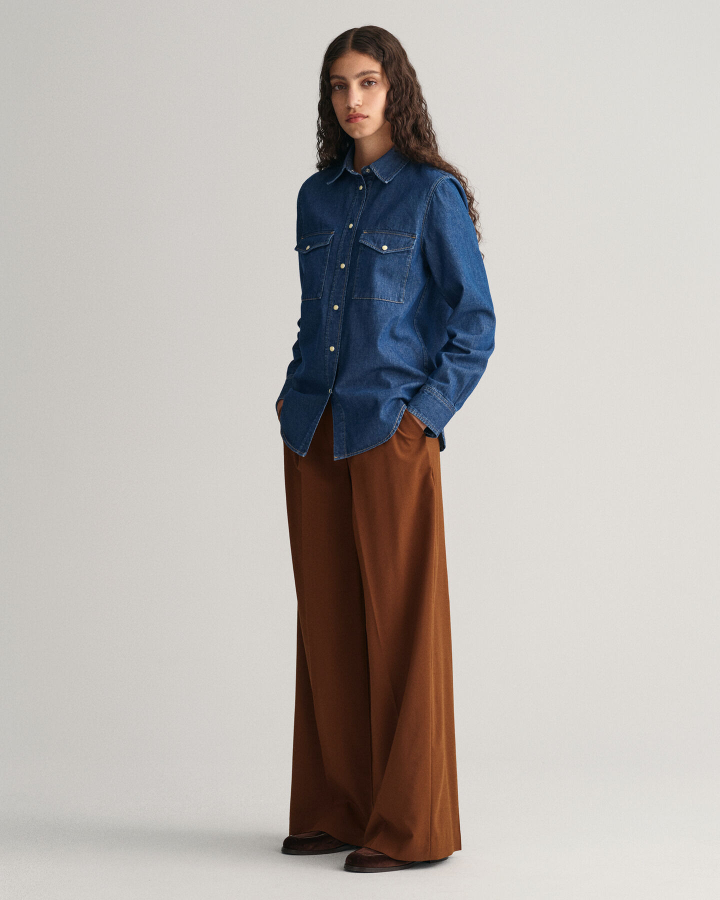 Regular Fit Jeansbluse