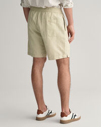 Shorts aus Baumwolle und Leinen