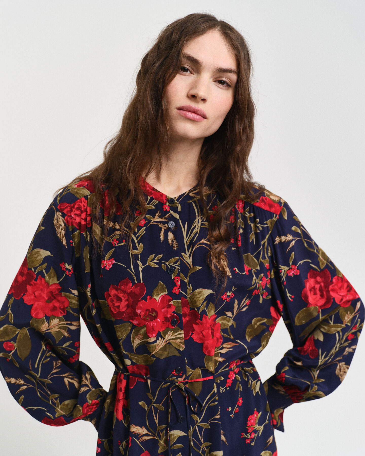 Rose Kleid mit Print