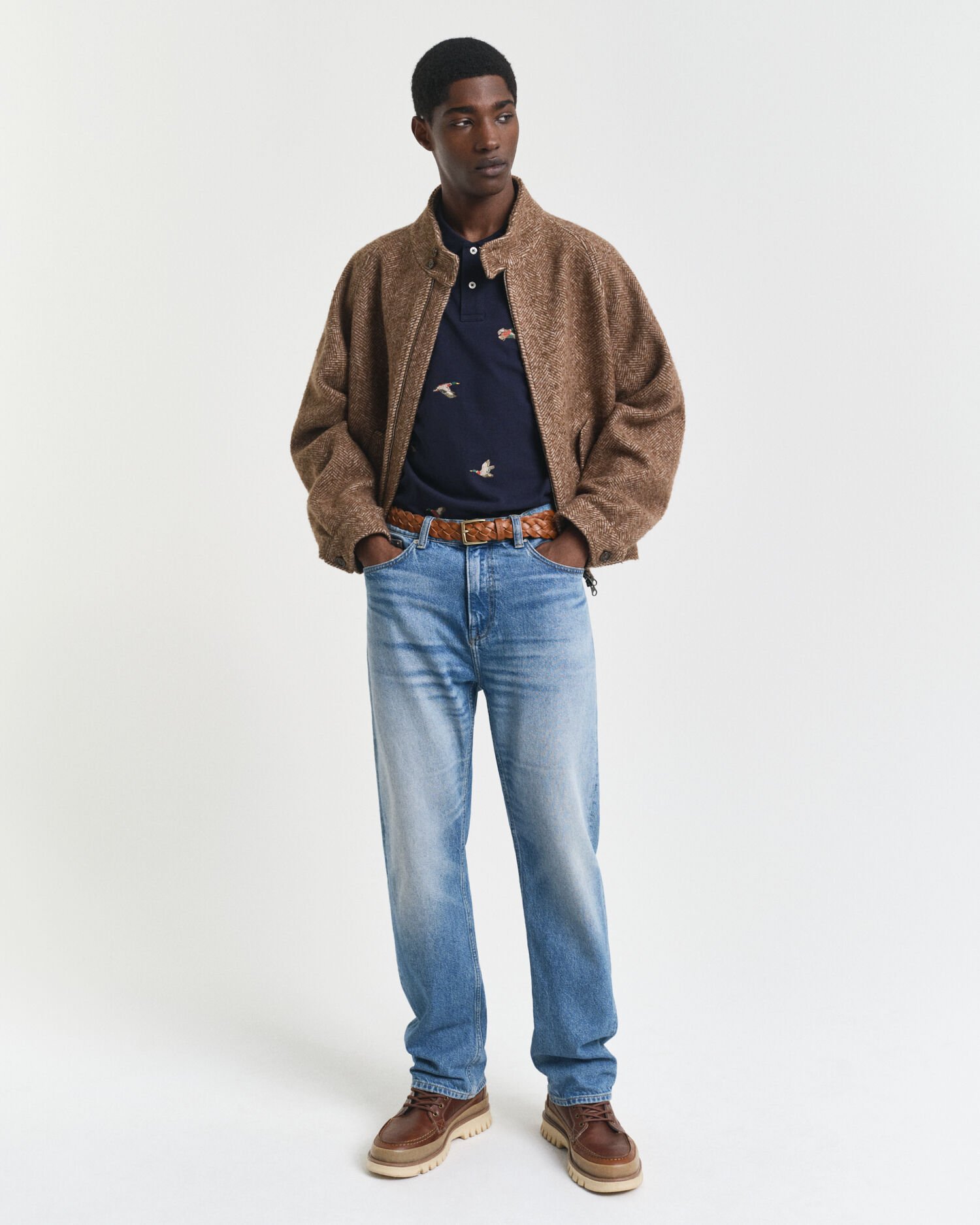 Poloshirt mit Stickerei