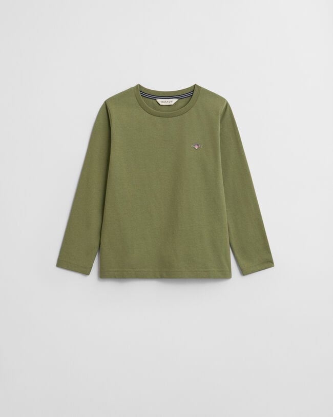 Kids Shield Langarm-T-Shirt