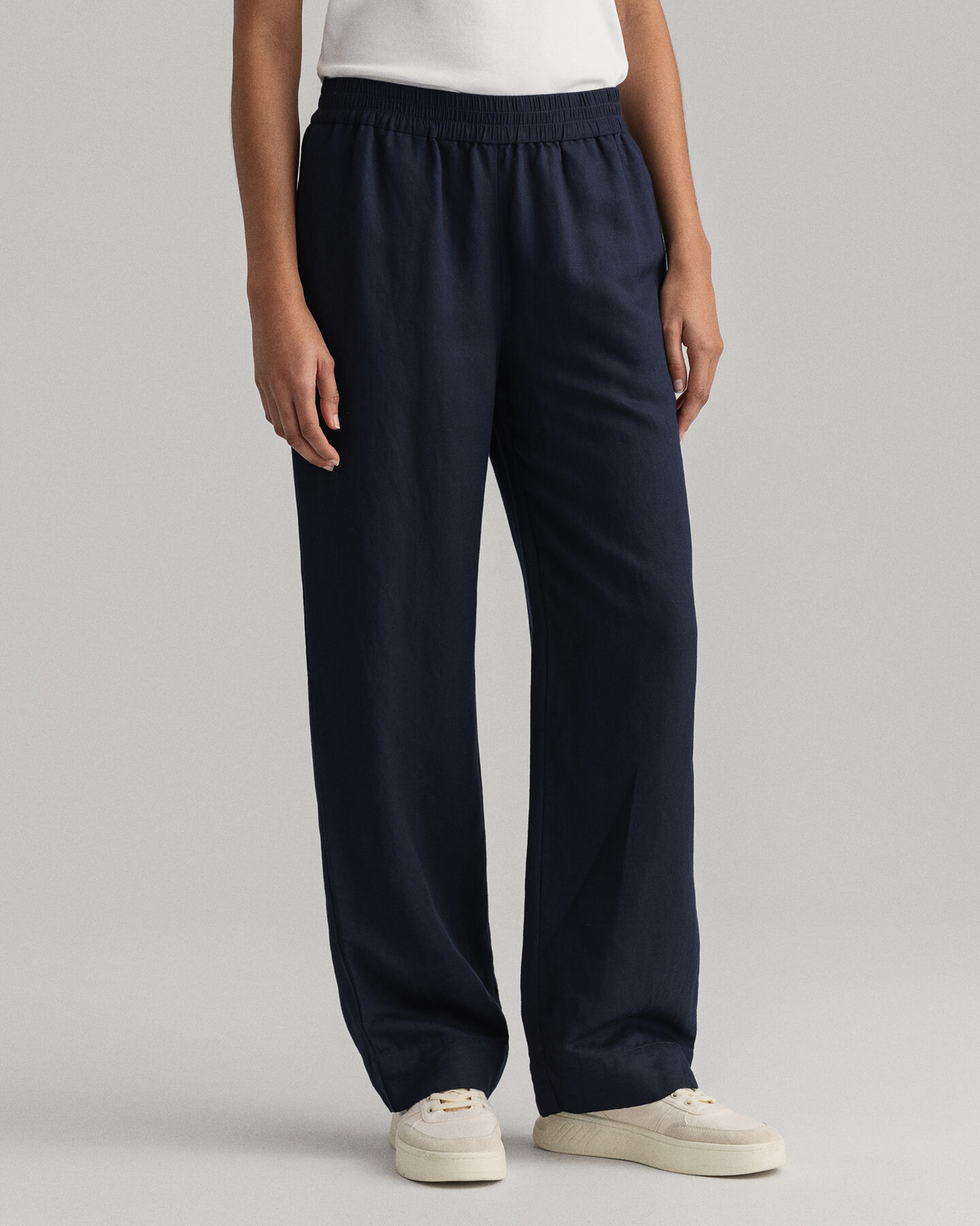 Leinen Viskose Schlupfhose