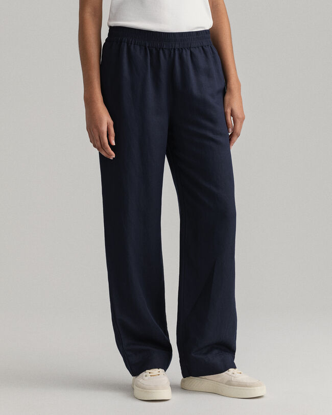 Leinen Viskose Schlupfhose