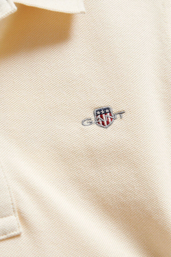 Teens Shield Polo Shirt — CREAMED WHITE