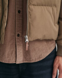 Wattierte Puffer Jacke aus Flanell