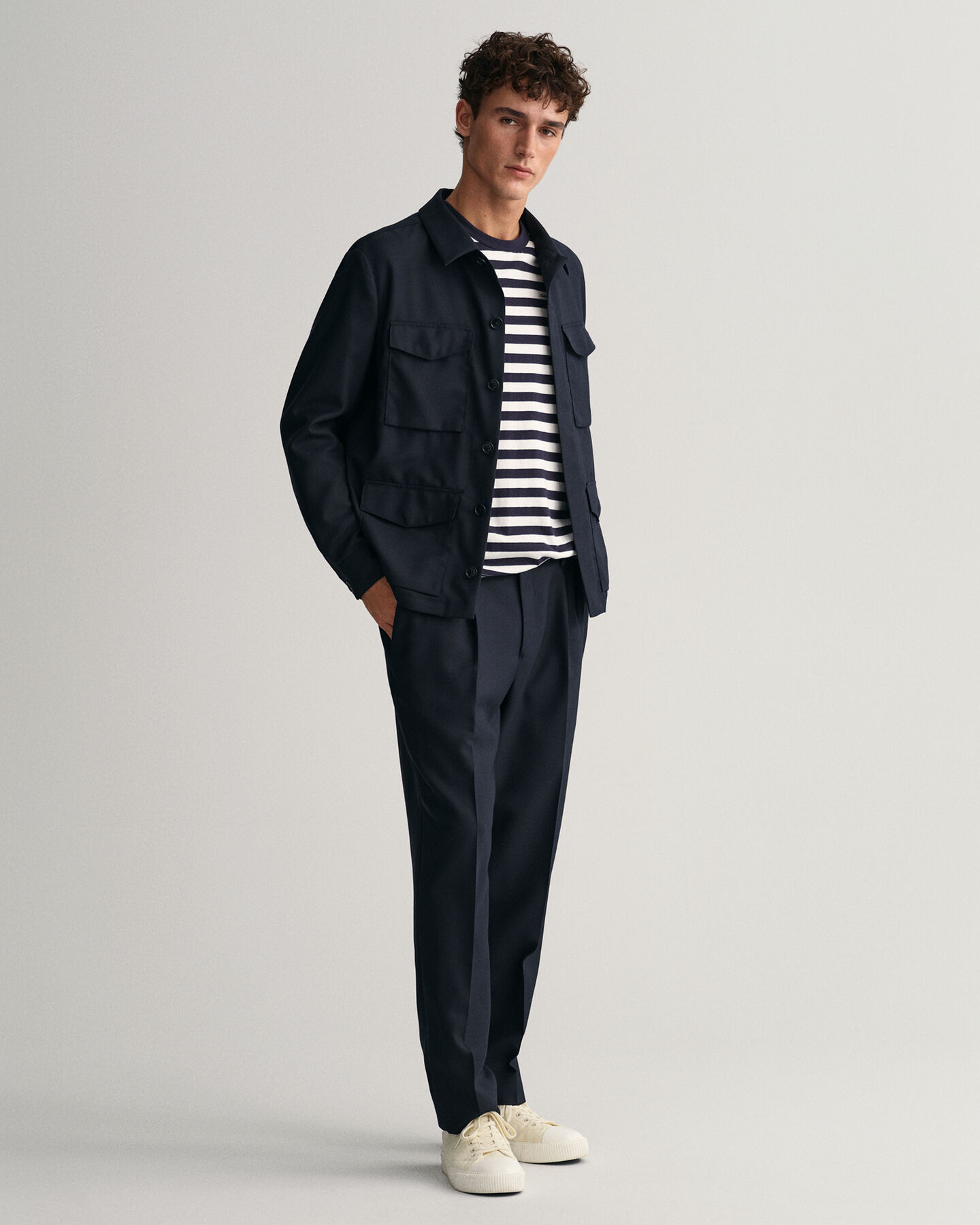 Langarm-T-Shirt mit Streifen