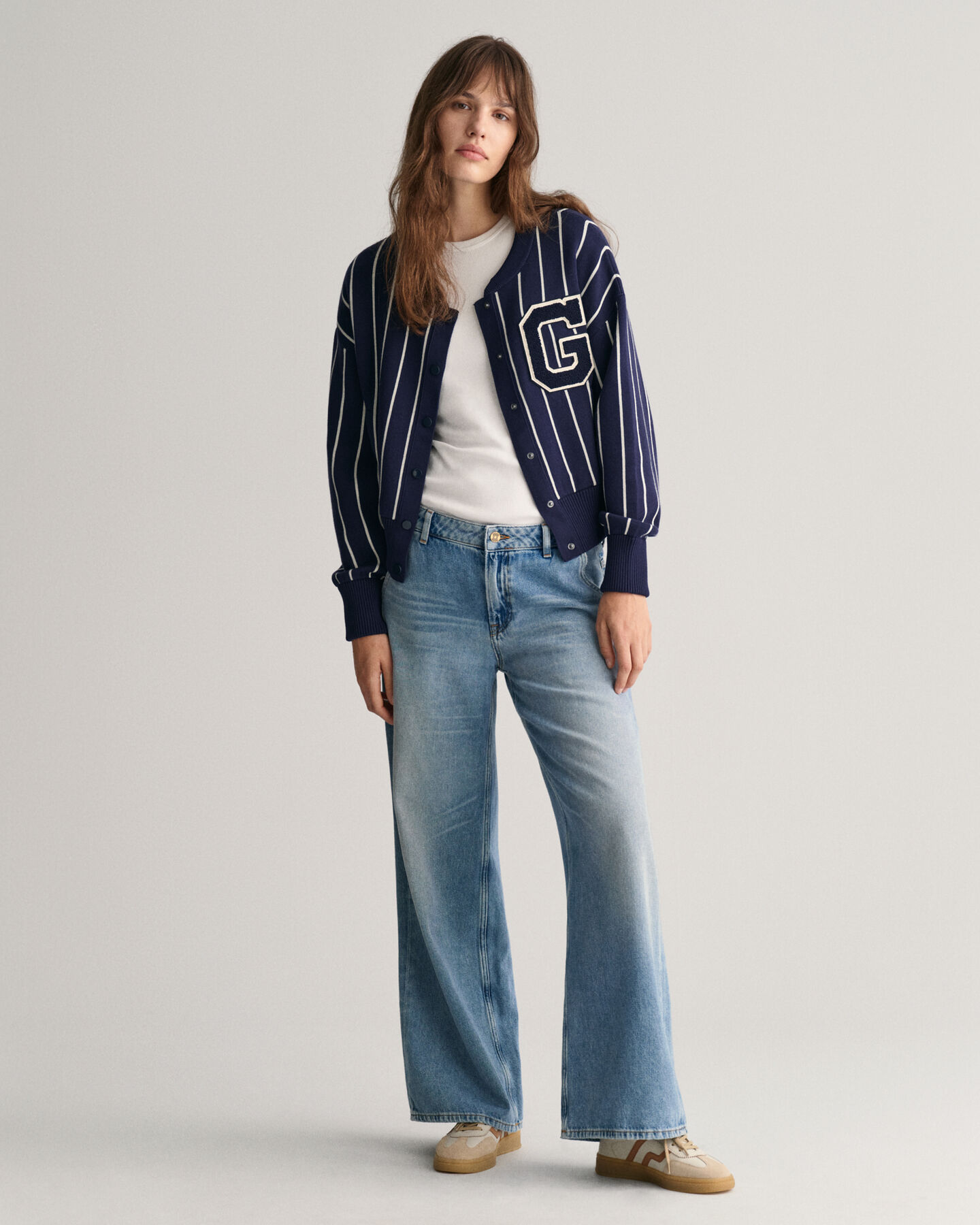 GANT Varsity Bomber Strickjacke