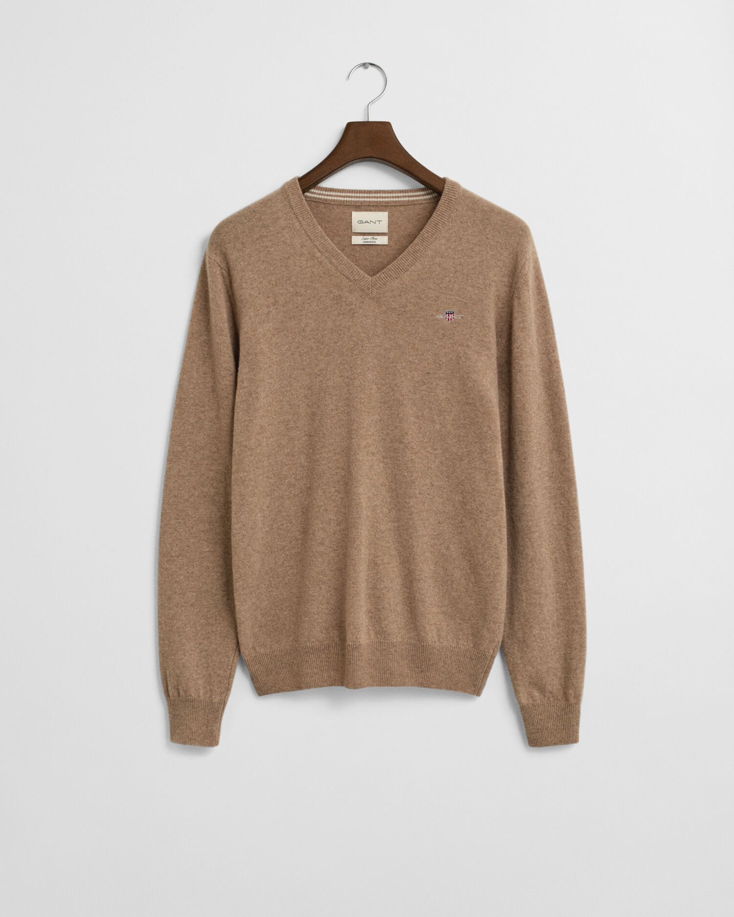Superfine Lambswool V-Neck Pullover