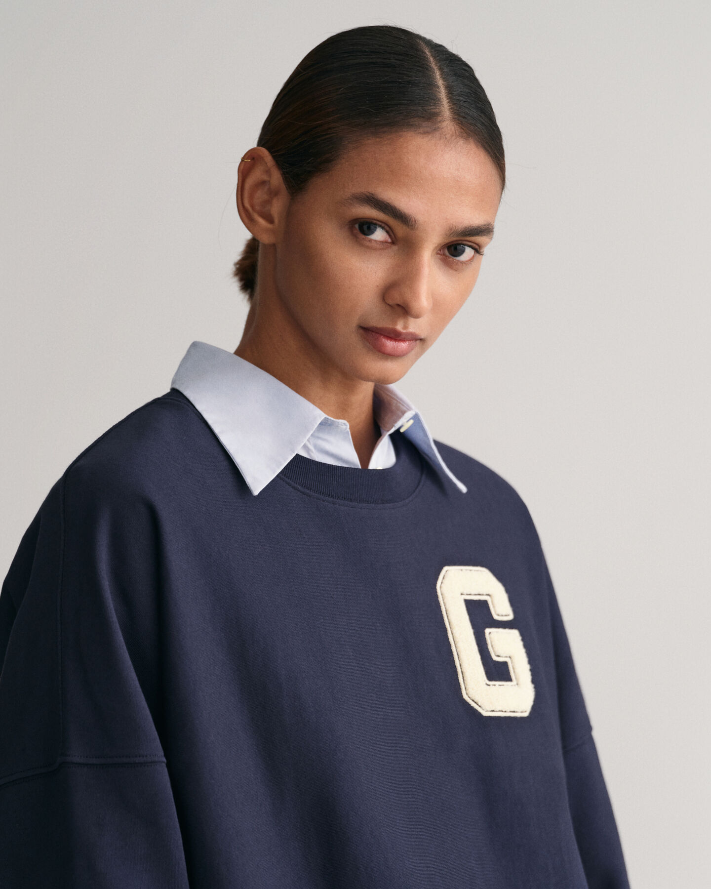 Oversized G Rundhals-Sweatshirt