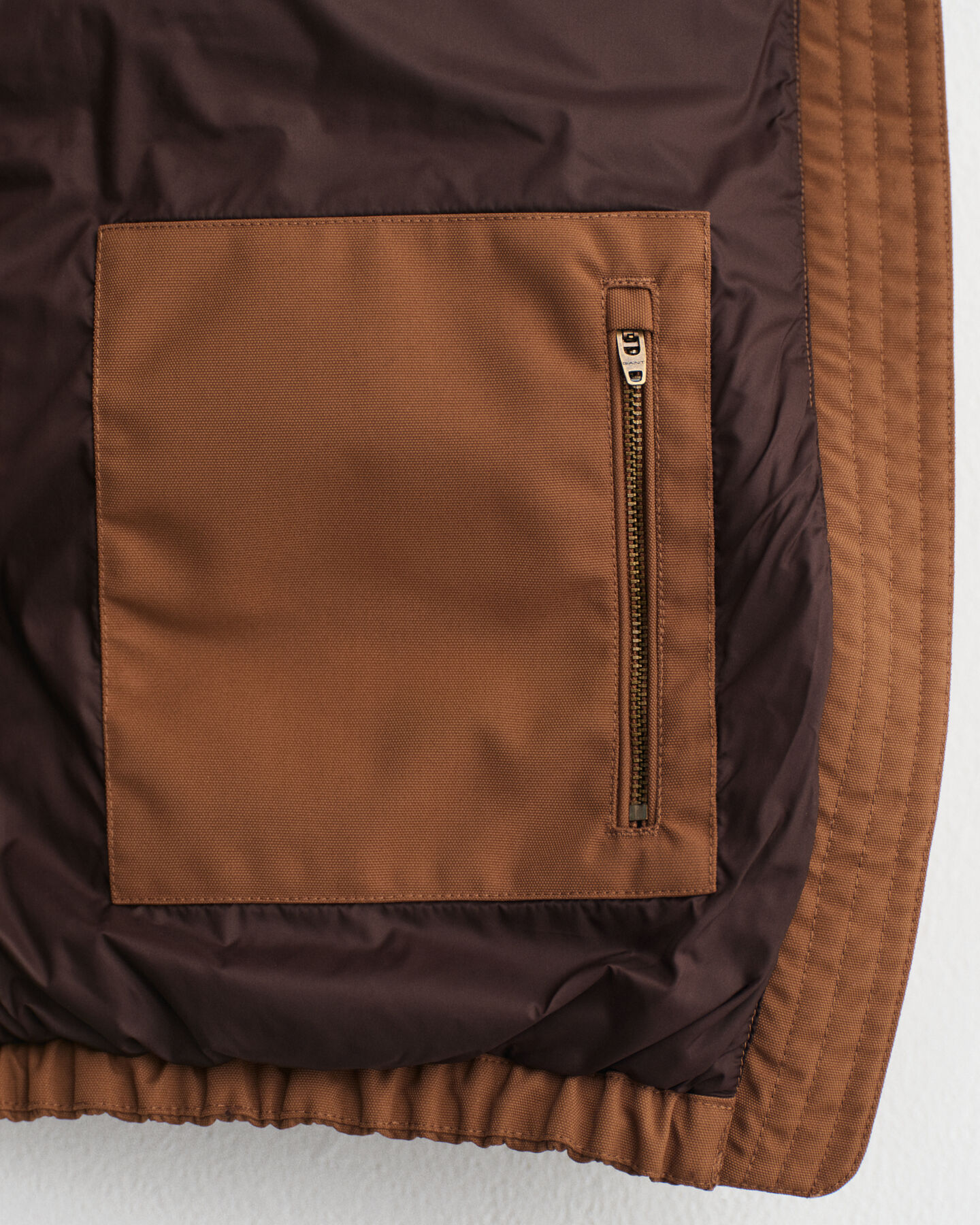 Wattierte Jacke mit Kunstfellkragen