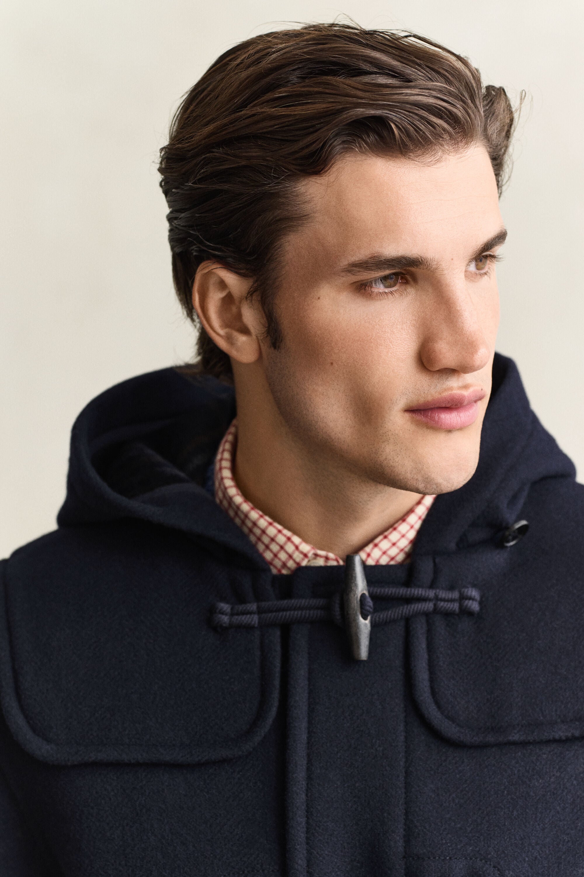 Duffle Jacke aus Wolle
