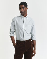 Regular Fit Banker Stripe Classic Oxford-Hemd