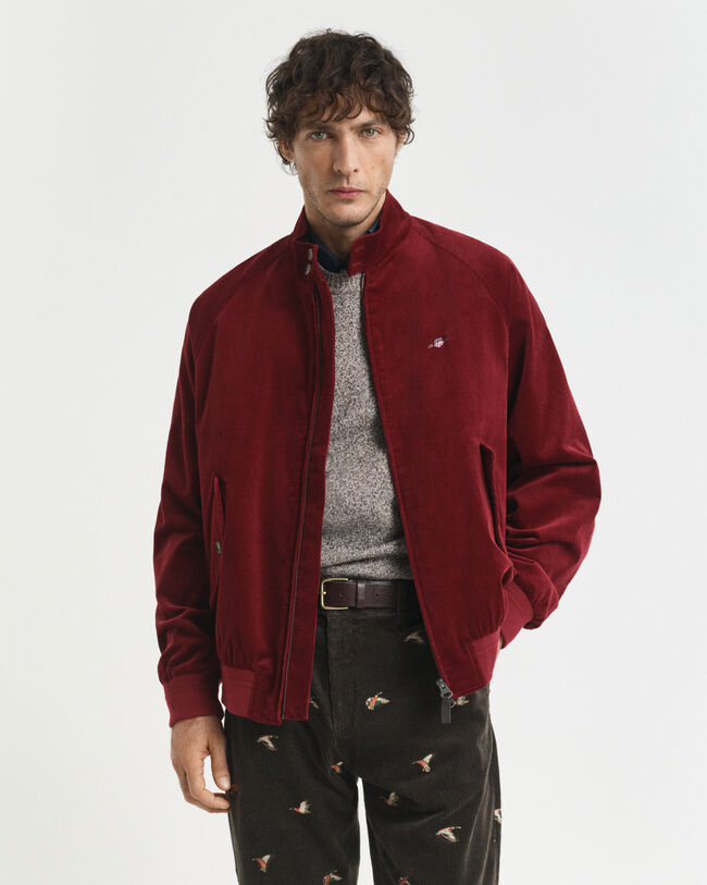 Harrington Jacke aus Cord