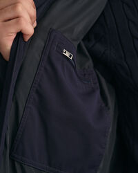 Wattierte Puffer Jacke aus Flanell