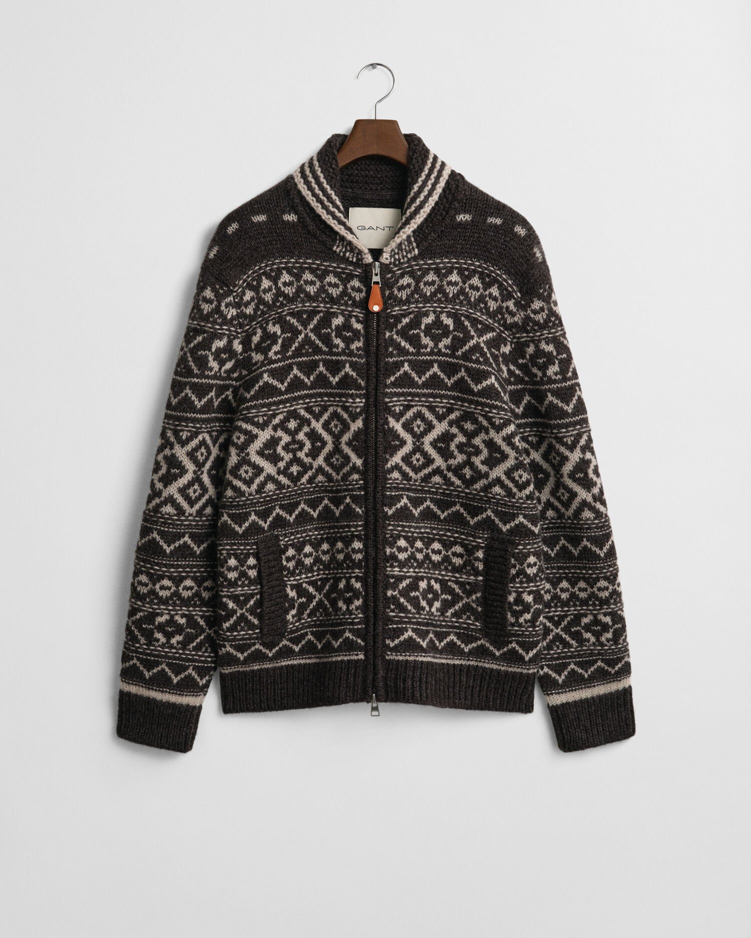 Jacquard Strickjacke