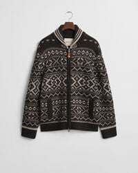 Jacquard Strickjacke