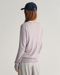 Feinstrick V-Neck Pullover