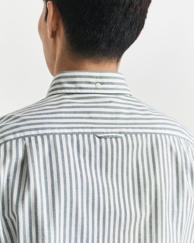 Slim Fit Stretch Oxford-Hemd mit Streifen