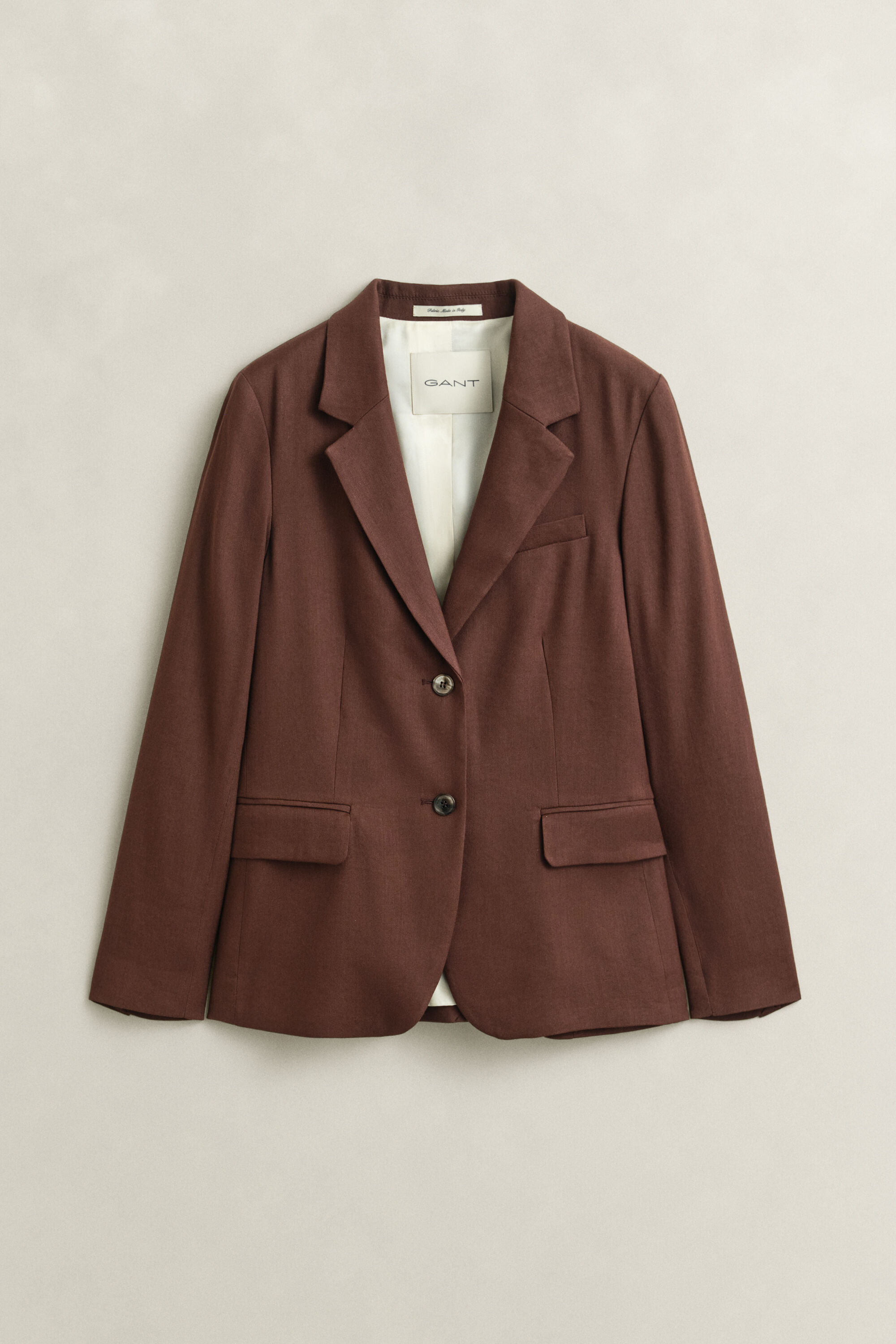 Stretch-Blazer aus Leinen