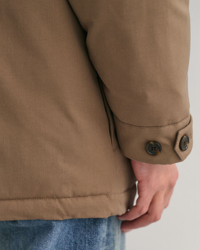 Wattierte Feldjacke aus Flanell