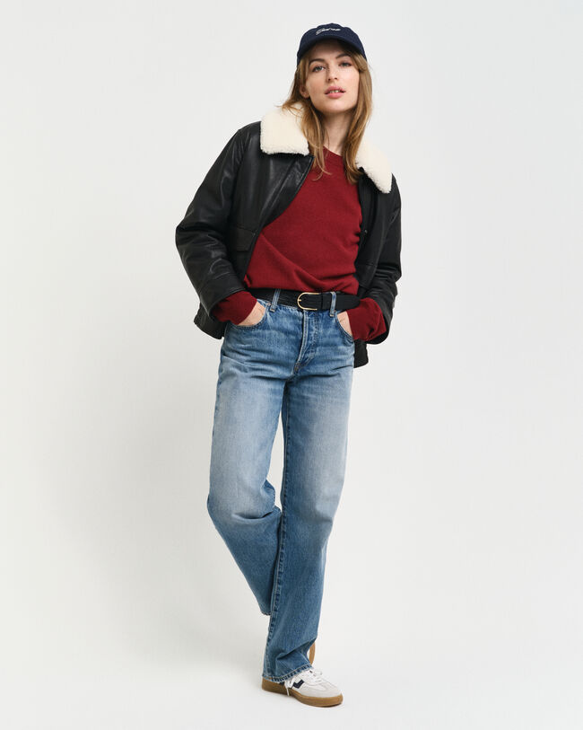 Superfine Lambswool Rundhalspullover