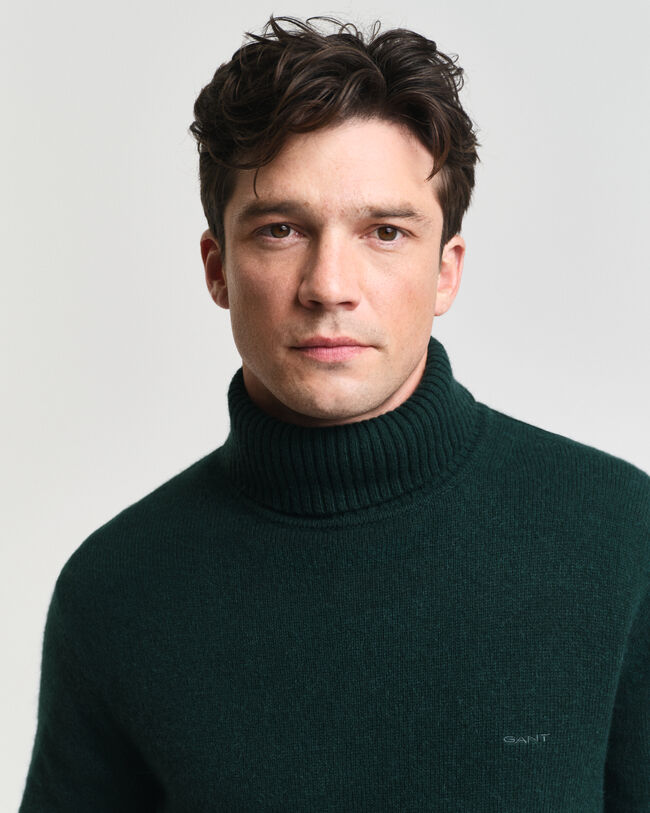 Rollkragenpullover aus Wollgemisch