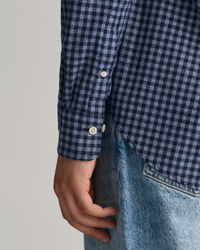 Regular Fit Jasp&eacute; Yarn Hemd mit Vichy-Karo