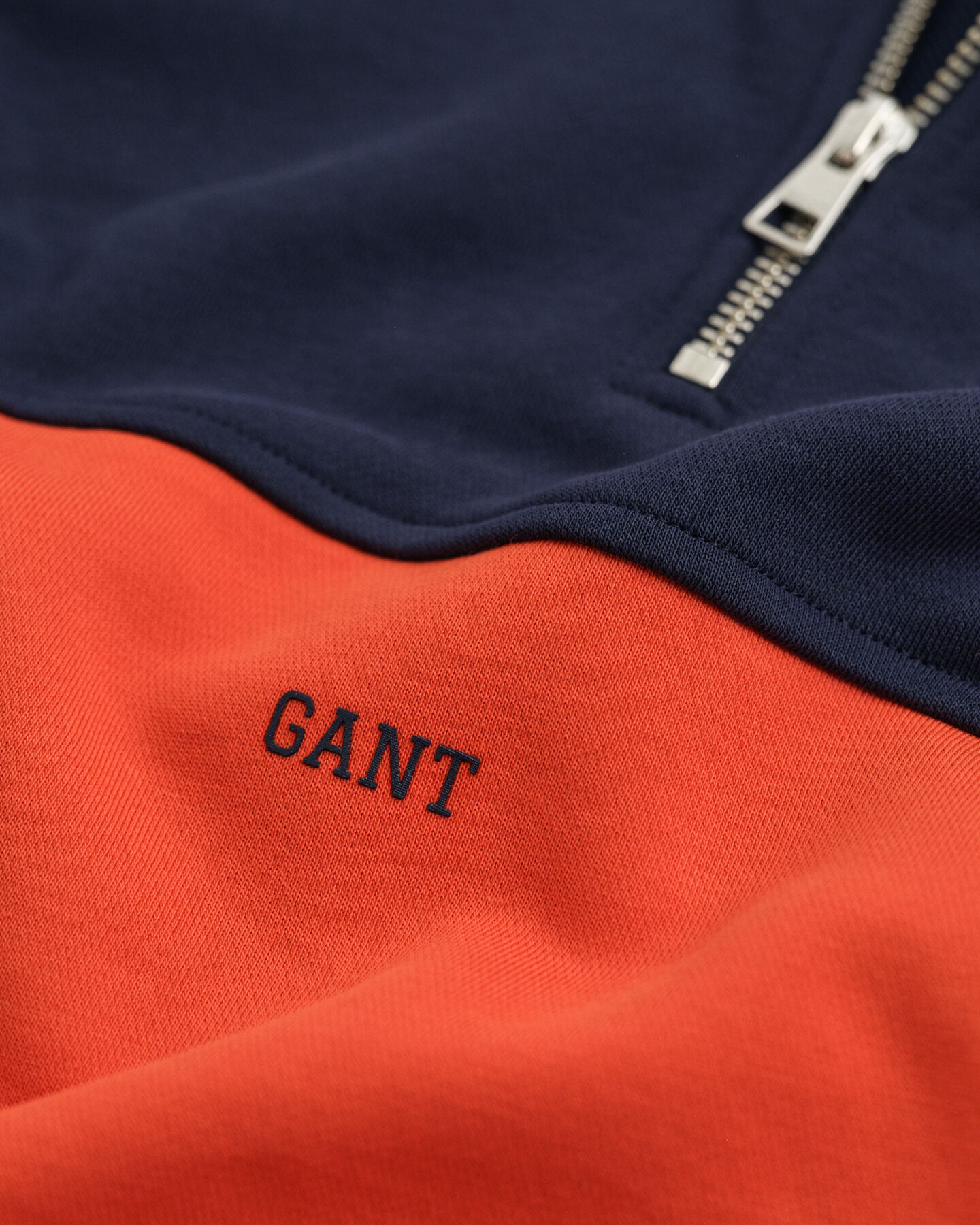 Teens Sweatshirt mit Reißverschluss-Kragen und Blockfarbendesign