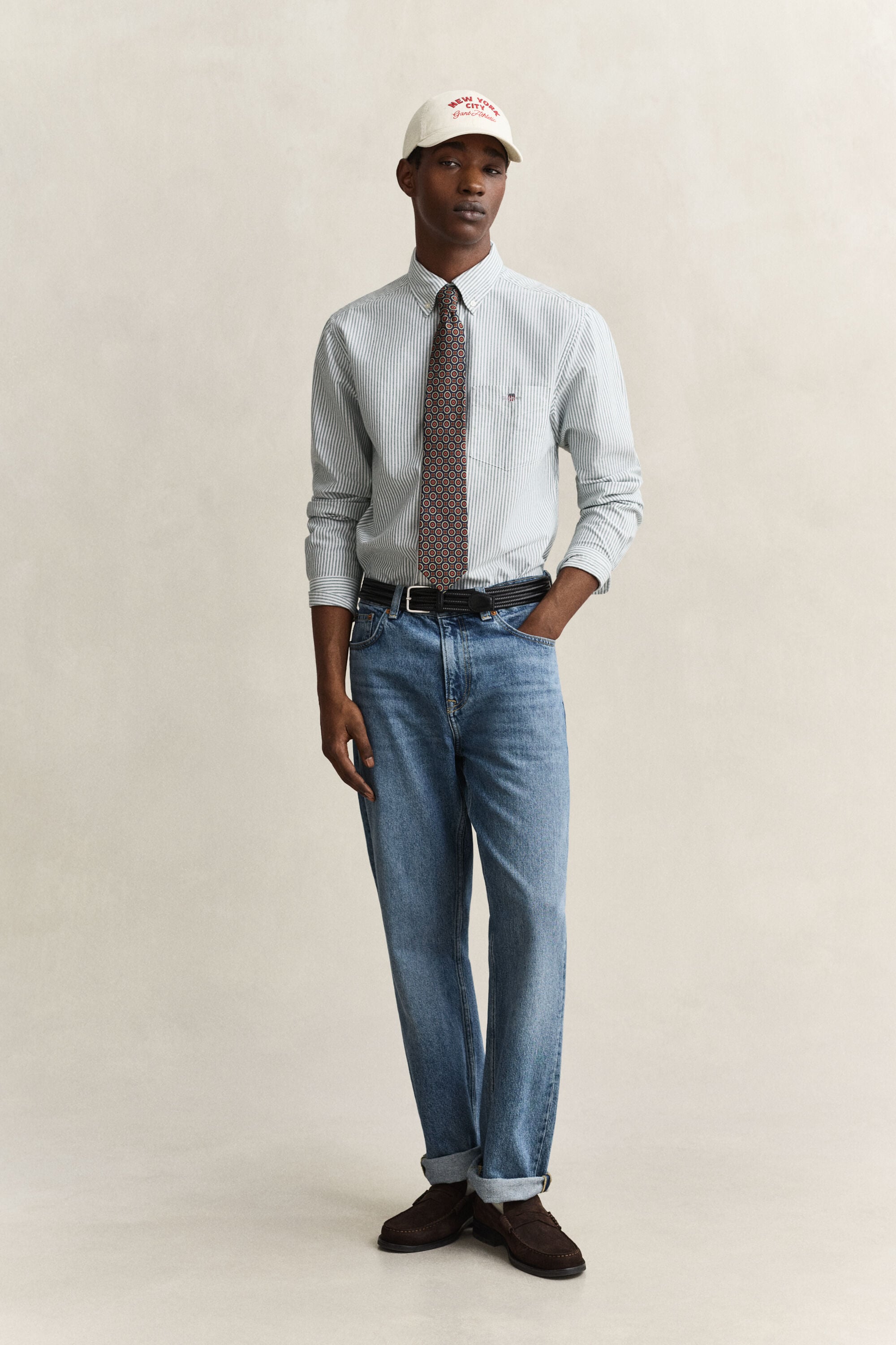 Banker Stripe Classic Oxford-Hemd