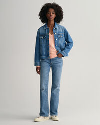 Leichter V-Neck Pullover aus Baumwolle