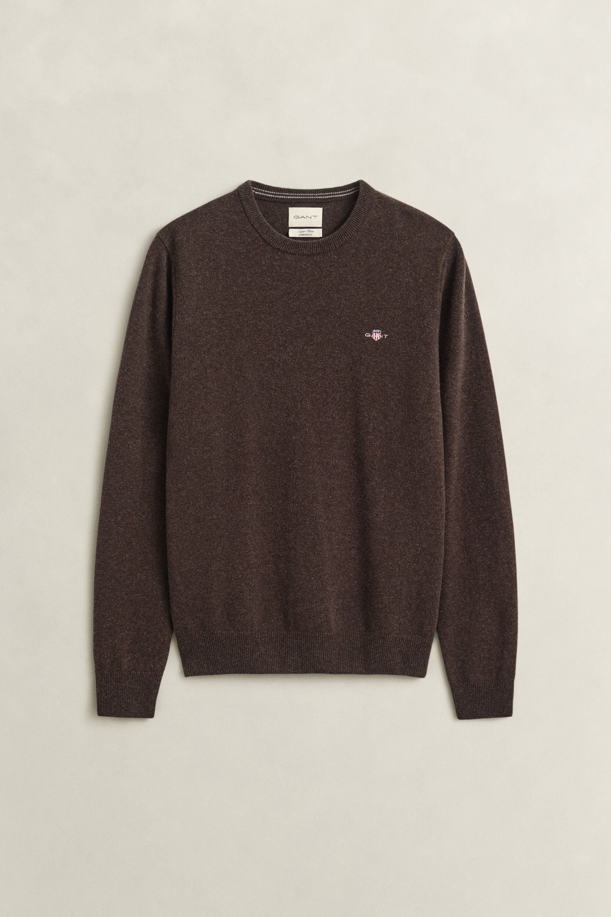 Rundhalspullover aus Lambswool