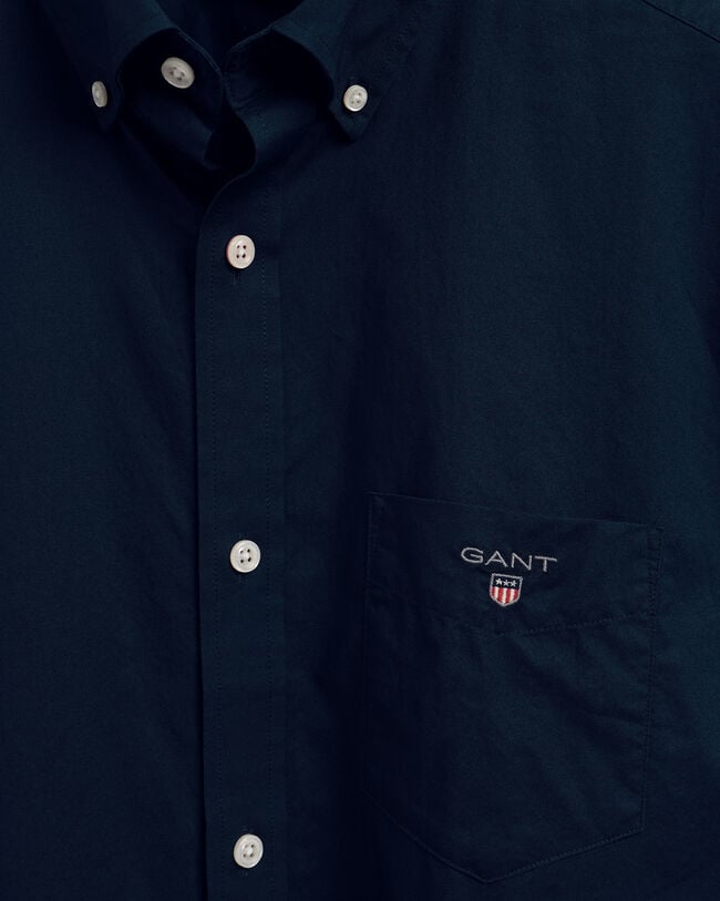 Regular Fit Broadcloth Kurzarmhemd