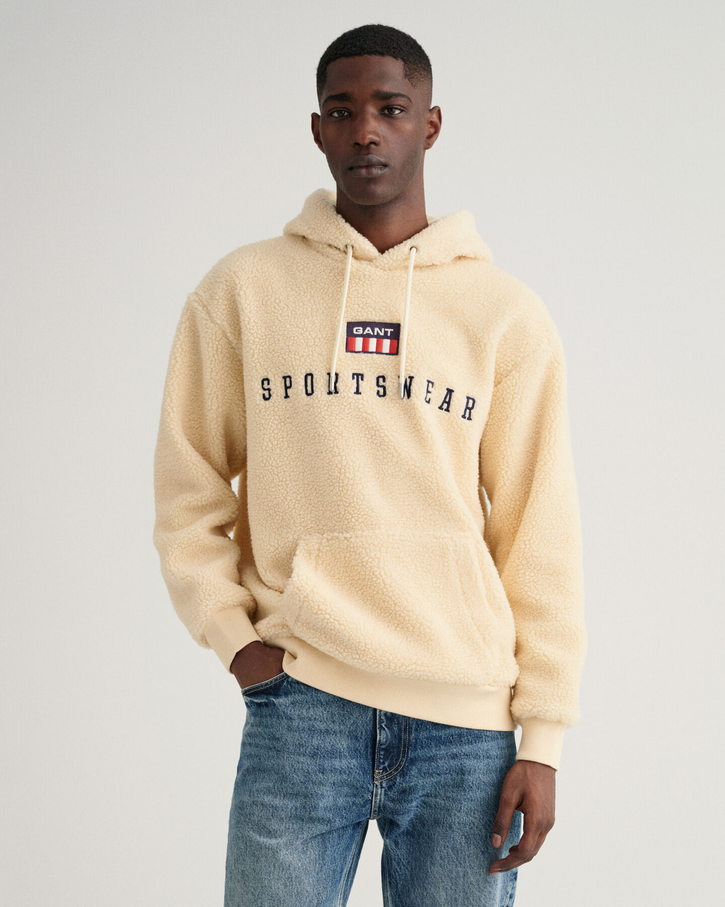 Retro Flag Fleece-Hoodie