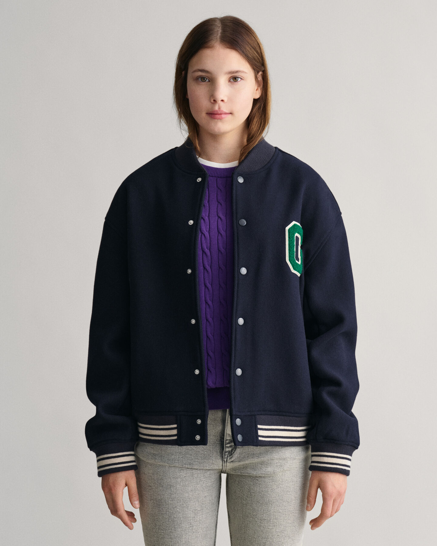 Teens GANT Varsity Jacke aus Wolle